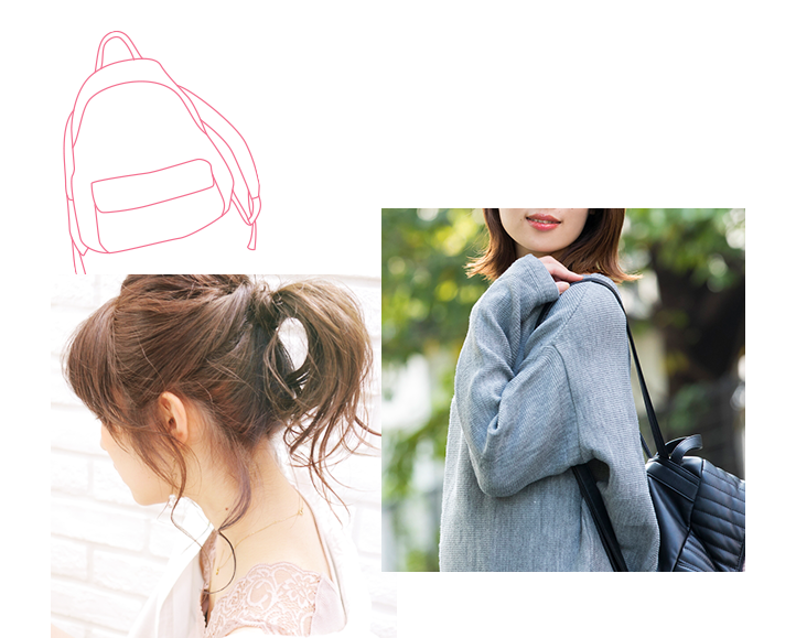 POINT 2 勝負は「うなじ」と「背中」にあり！