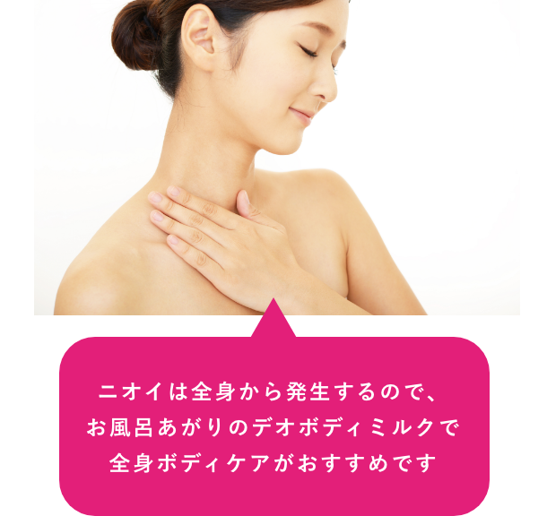 ボディ&ニオイケアができちゃう!