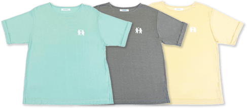 超冷感Tシャツ グリーン/ライトグレー/イエロー