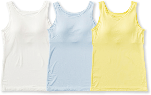 キッズインナー ホワイト/サックス/イエロー