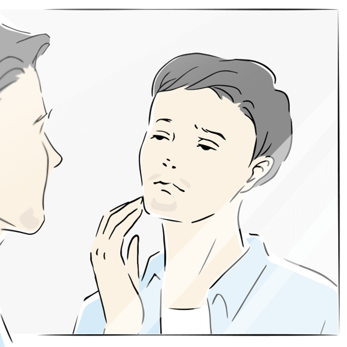 青ひげのイメージイラスト