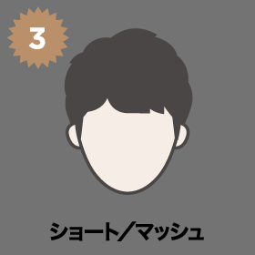 3位 ショート／マッシュ